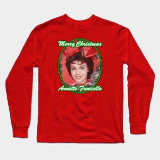 Annette Funicello: Merry Christmas Long Sleeve T-Shirt